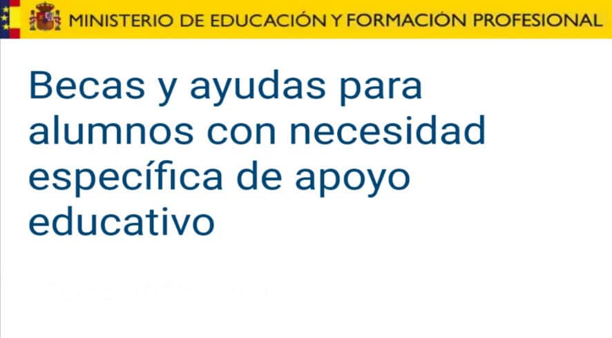 Lee más sobre el artículo Ayudas y becas para alumnos con necesidades específicas de apoyo educativo